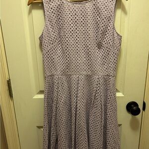 Betsey Johnson Sz 6 Elegant Lavender Sleeveless Dress EUC!!